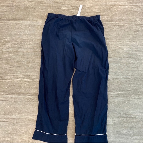 Women’s J Crew Long Sleeve 100% Cotton Pajama Set Blue Size L - Picture 6 of 6